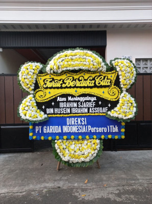 Papan Bunga Duka di Mulyamekar