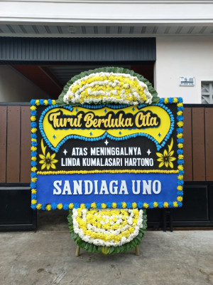 Papan Bunga Duka di Mulyamekar